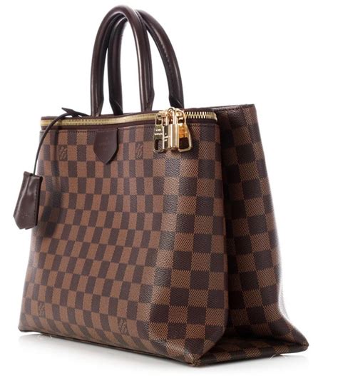 Louis Vuitton Brompton Handbag Damier Ebene Coated  